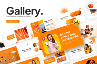 Gallery Presentation PowerPoint Template